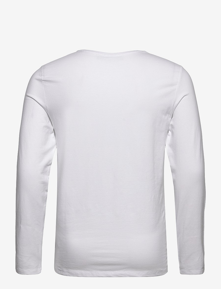 Casual Friday - CFTHEO LS tee - langärmelig - bright white - 2