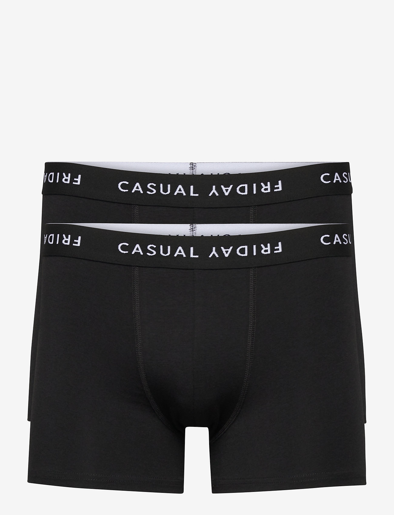 Casual Friday - CFNORH 2-pack Bamboo Trunks - laveste priser - anthracite black - 0