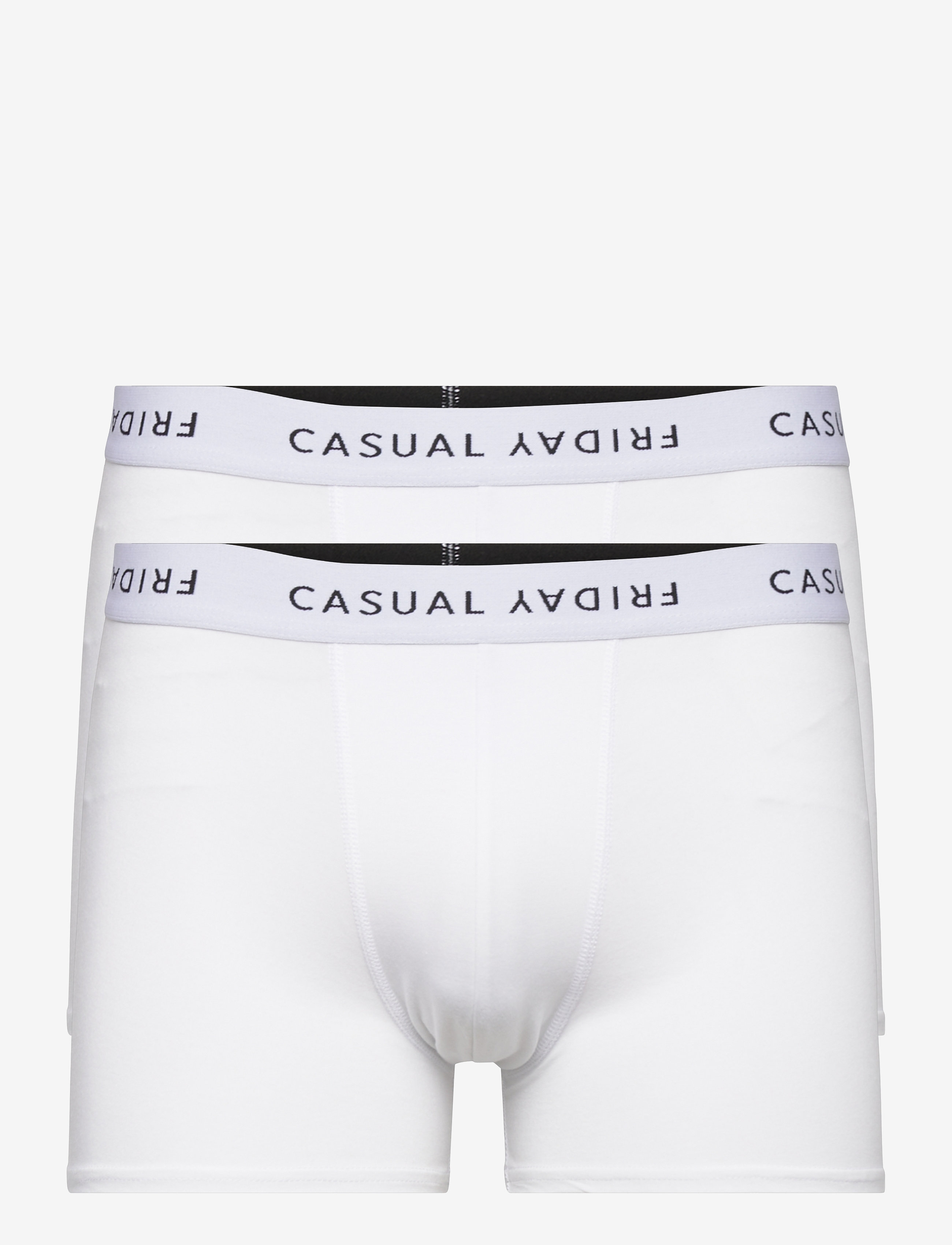 Casual Friday Cfnorh 2-Pack Bamboo Trunks, L, White, Undertøj > Boksere, Herre