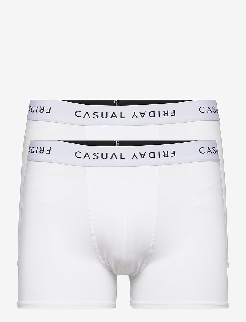 Casual Friday - CFNORH 2-pack Bamboo Trunks - multipack underbukser - bright white - 0