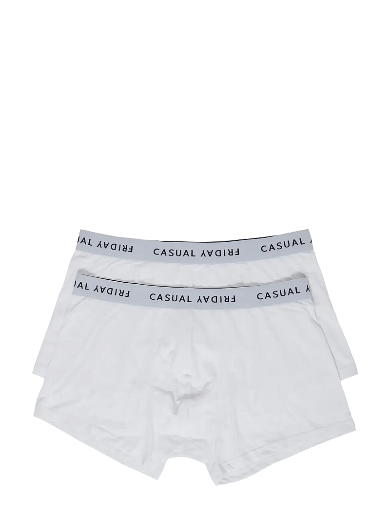 Casual Friday - CFNORH 2-pack Bamboo Trunks - multipack kalsonger - bright white - 1