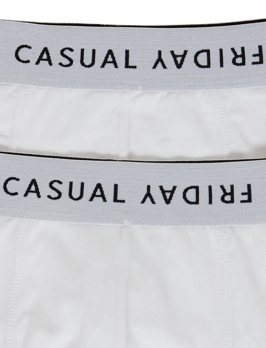 Casual Friday - CFNORH 2-pack Bamboo Trunks - multipack underbukser - bright white - 2
