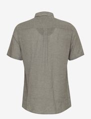 Casual Friday - CFAksel SS linen mix shirt - linskjorter - burnt olive - 1