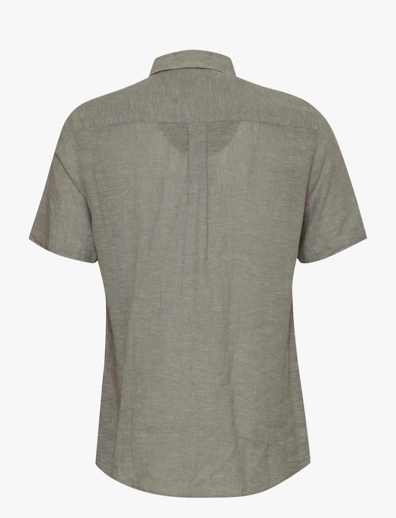 Casual Friday - CFAKSEL SS linen mix shirt - laveste priser - burnt olive - 1