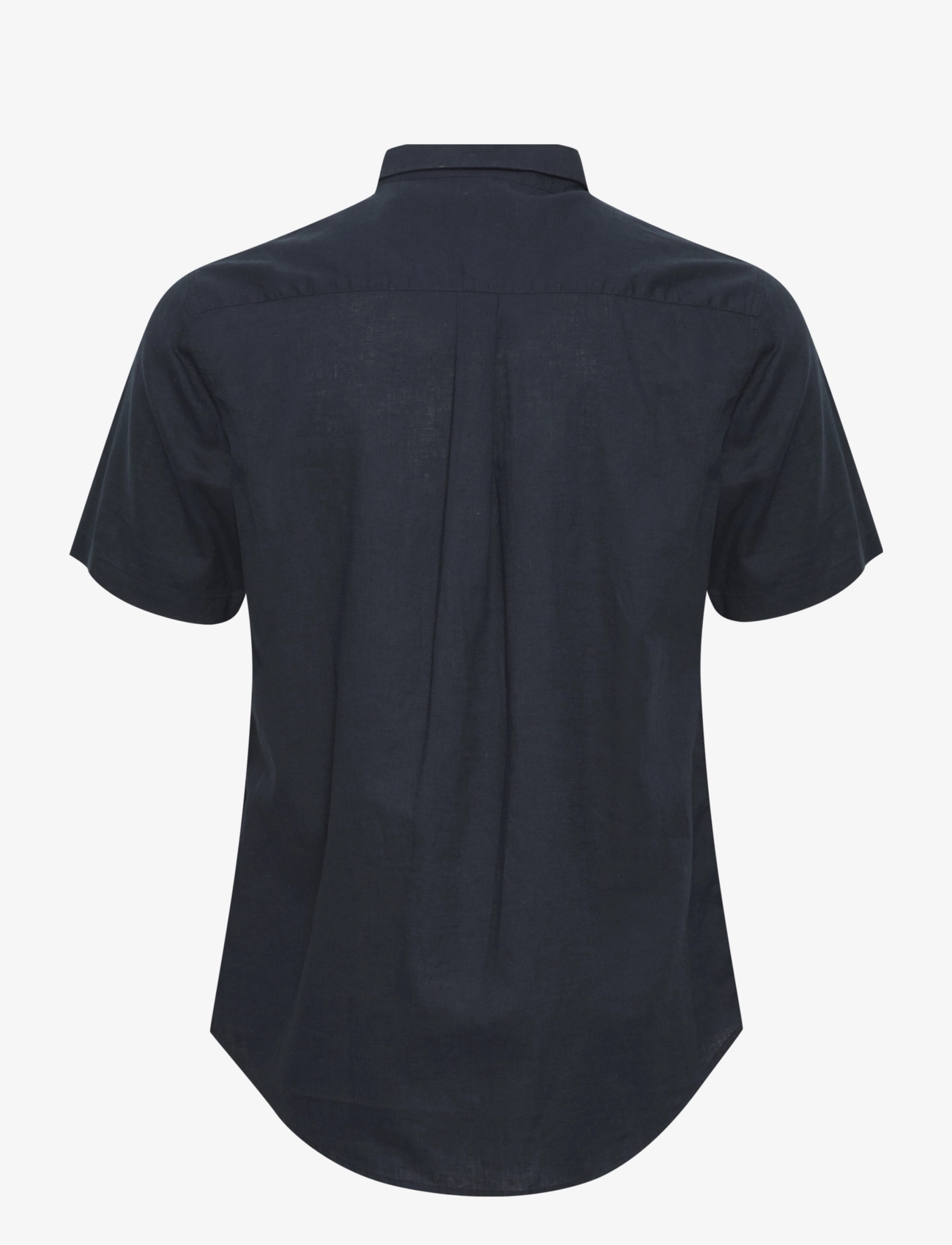 Casual Friday - CFAKSEL SS linen mix shirt - laveste priser - dark navy - 1