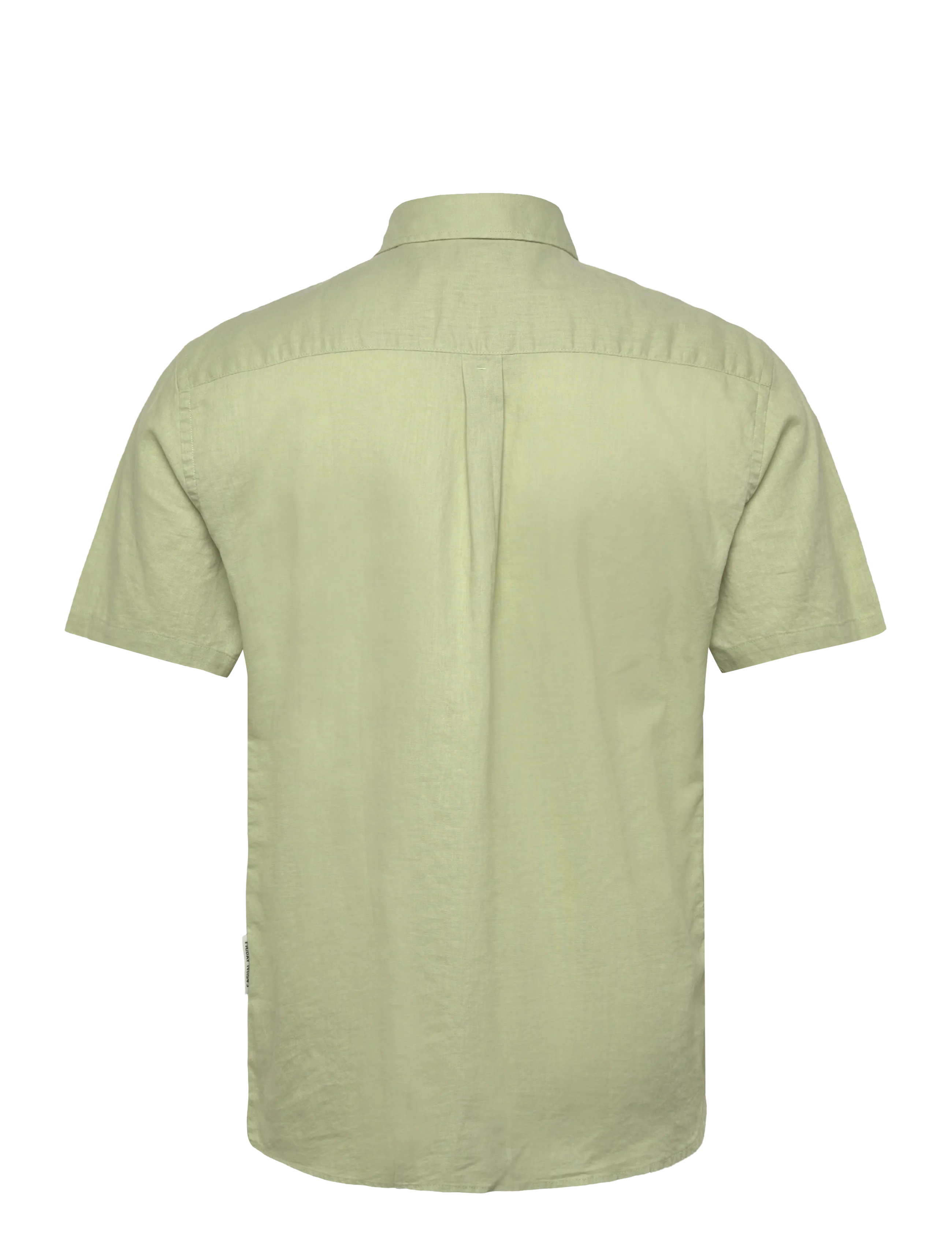 Casual Friday - CFAKSEL SS linen mix shirt - linased särgid - swamp - 1