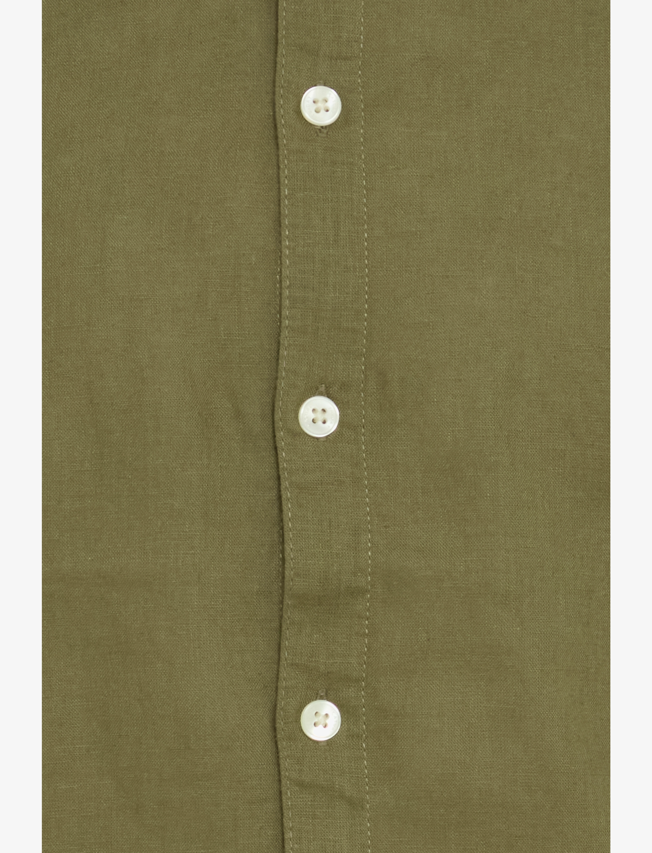Casual Friday - CFAKSEL SS linen mix shirt - leinenhemden - winter moss - 3