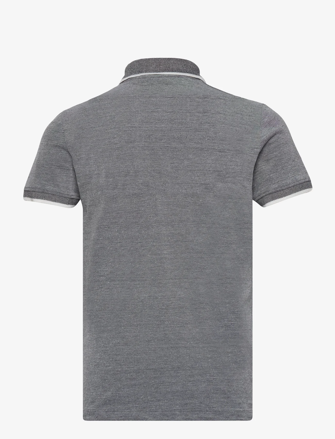 Casual Friday - CFTRISTAN two tone polo shirt - short-sleeved polos - anthracite black - 1