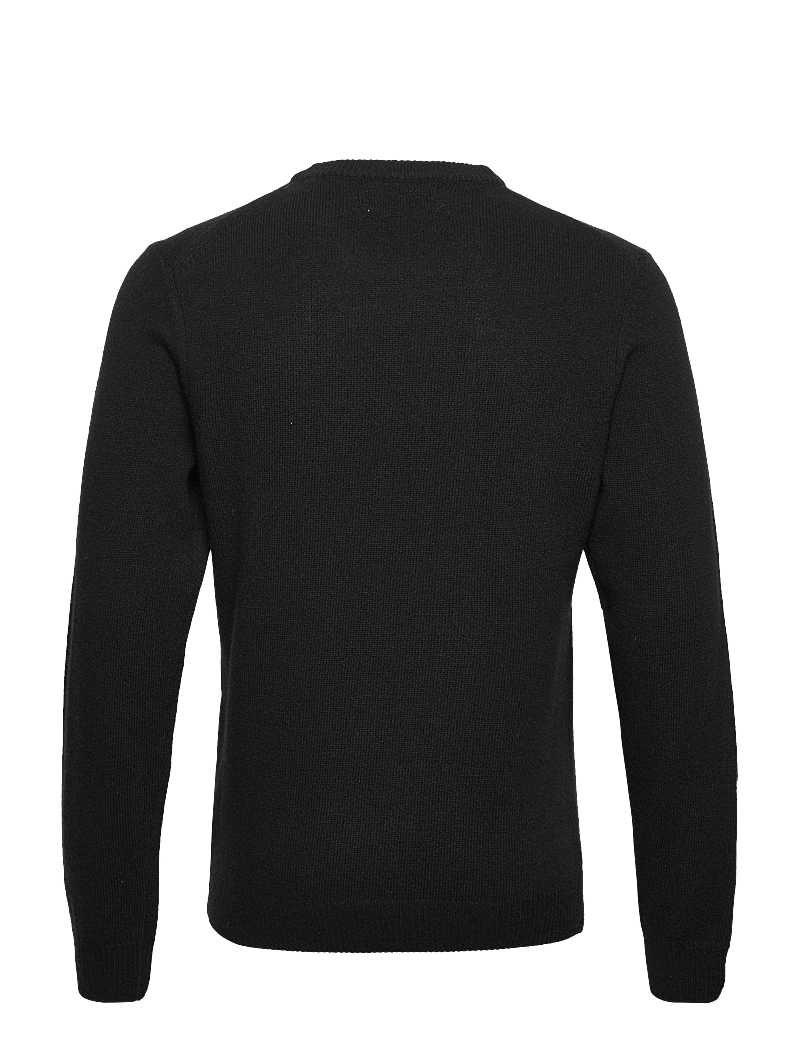 Casual Friday - CFKARL LAMBSWOOL CREW NECK KNI - rund hals - anthracite black - 2