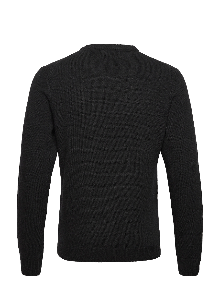 Casual Friday - CFKARL LAMBSWOOL CREW NECK KNI - Ümmarguse kaelusega kudumid - anthracite black - 2