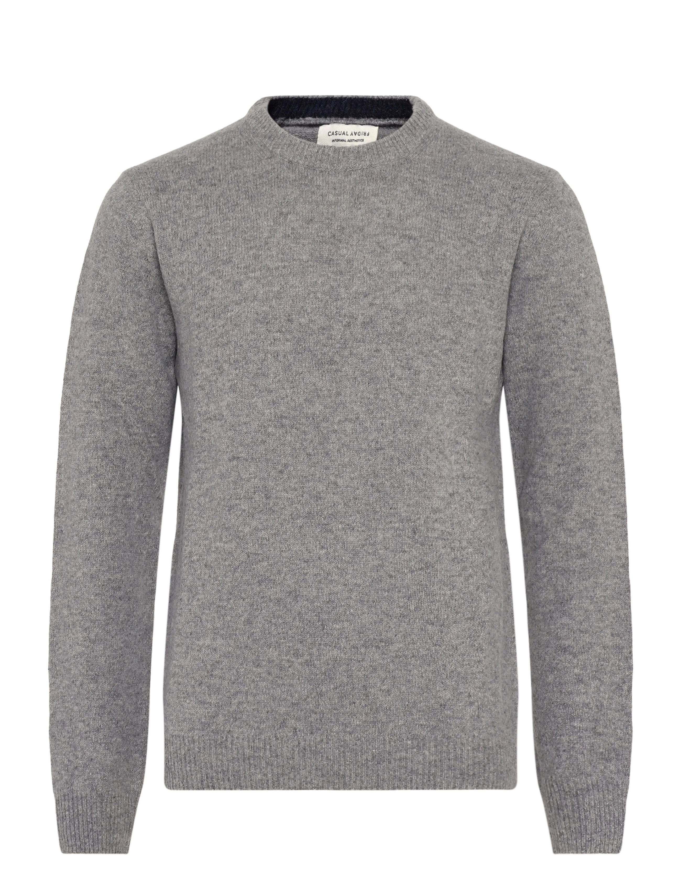 Casual Friday CFKARL LAMBSWOOL KNIT - Kudumid - MONUMENT MELANGE / grey