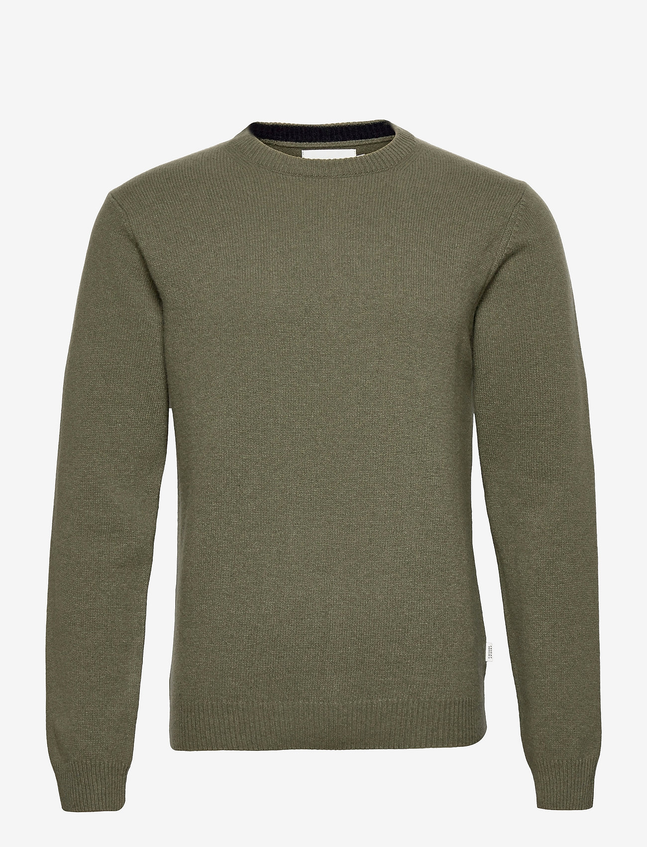Casual Friday - CFKARL LAMBSWOOL CREW NECK KNI - rund hals - olivine melange - 1