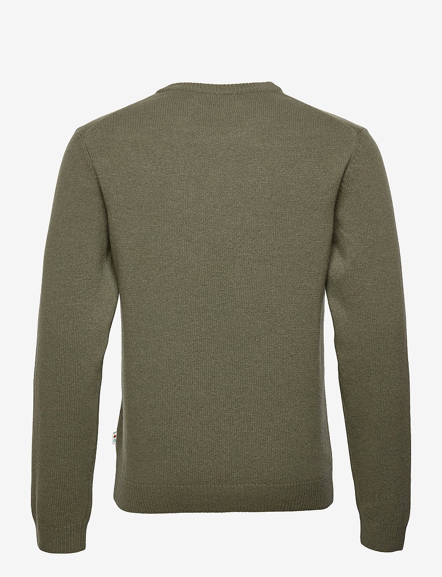 Casual Friday - CFKARL LAMBSWOOL CREW NECK KNI - Ümmarguse kaelusega kudumid - olivine melange - 2