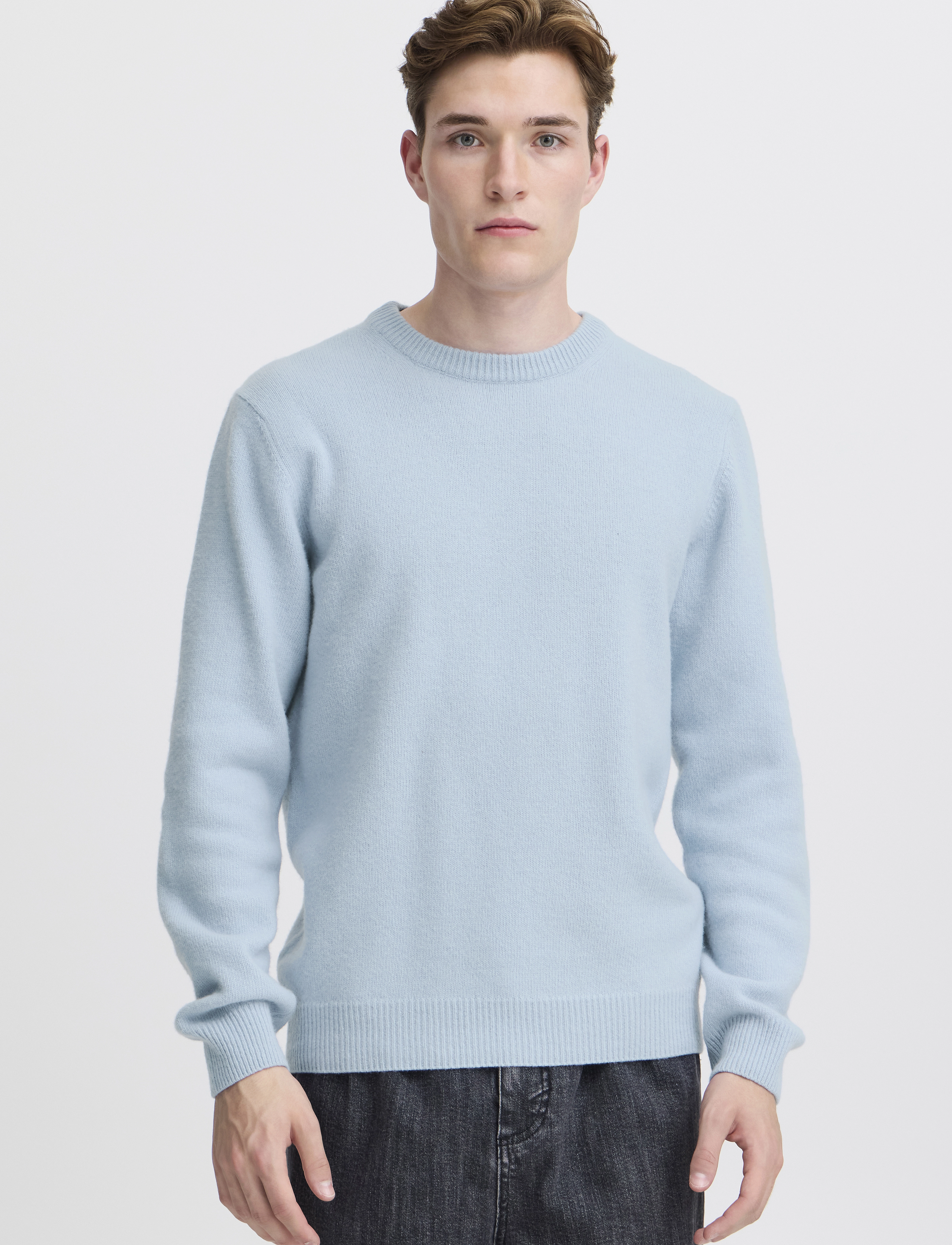 Casual Friday - CFKARL LAMBSWOOL KNIT - trøjer - placid blue - 3