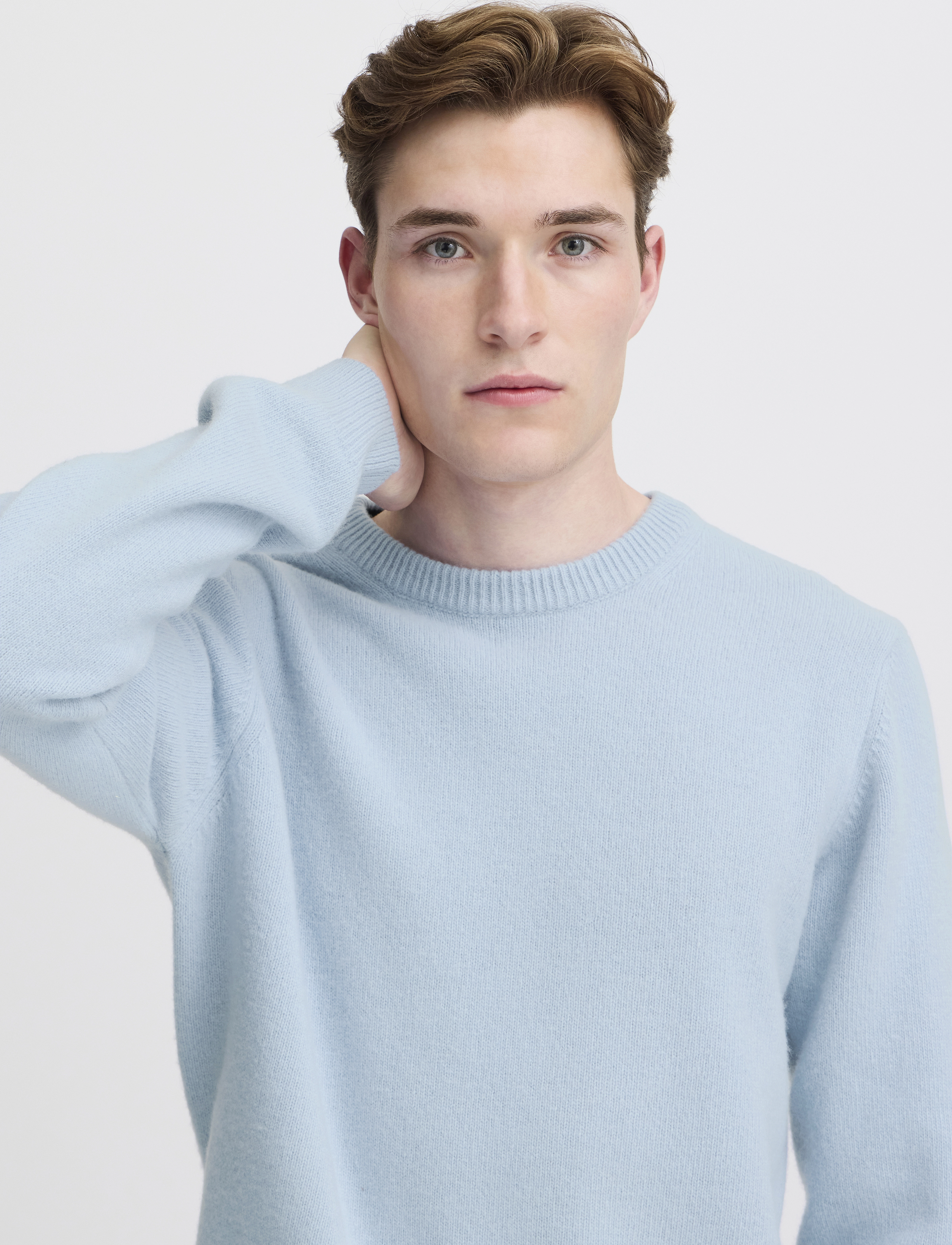 Casual Friday - CFKARL LAMBSWOOL KNIT - trøjer - placid blue - 5