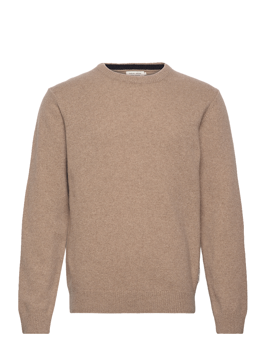 Casual Friday - CFKARL LAMBSWOOL KNIT - rundhalsad - silver mink melange - 1