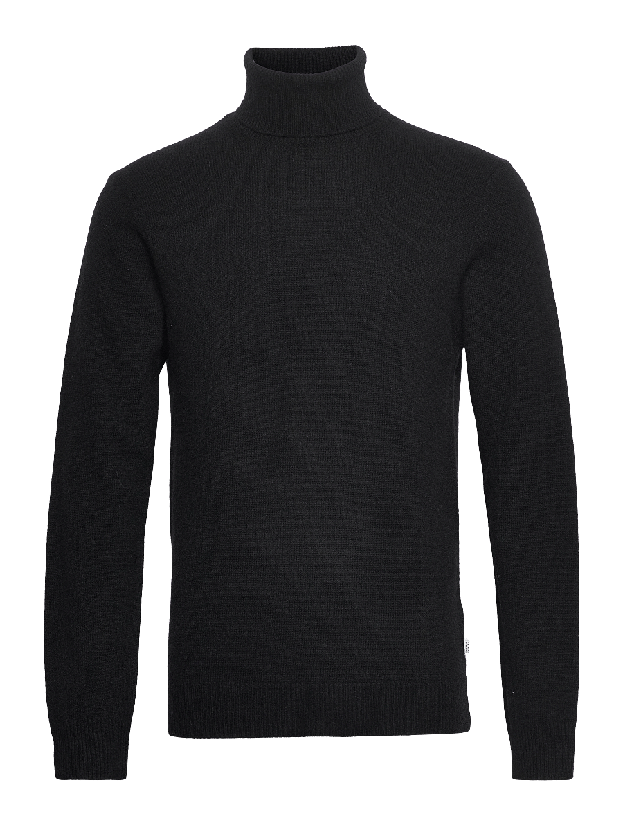 Casual Friday - CFKARL ROLL NECK BOUNTY KNIT - rullekraver - anthracite black - 1