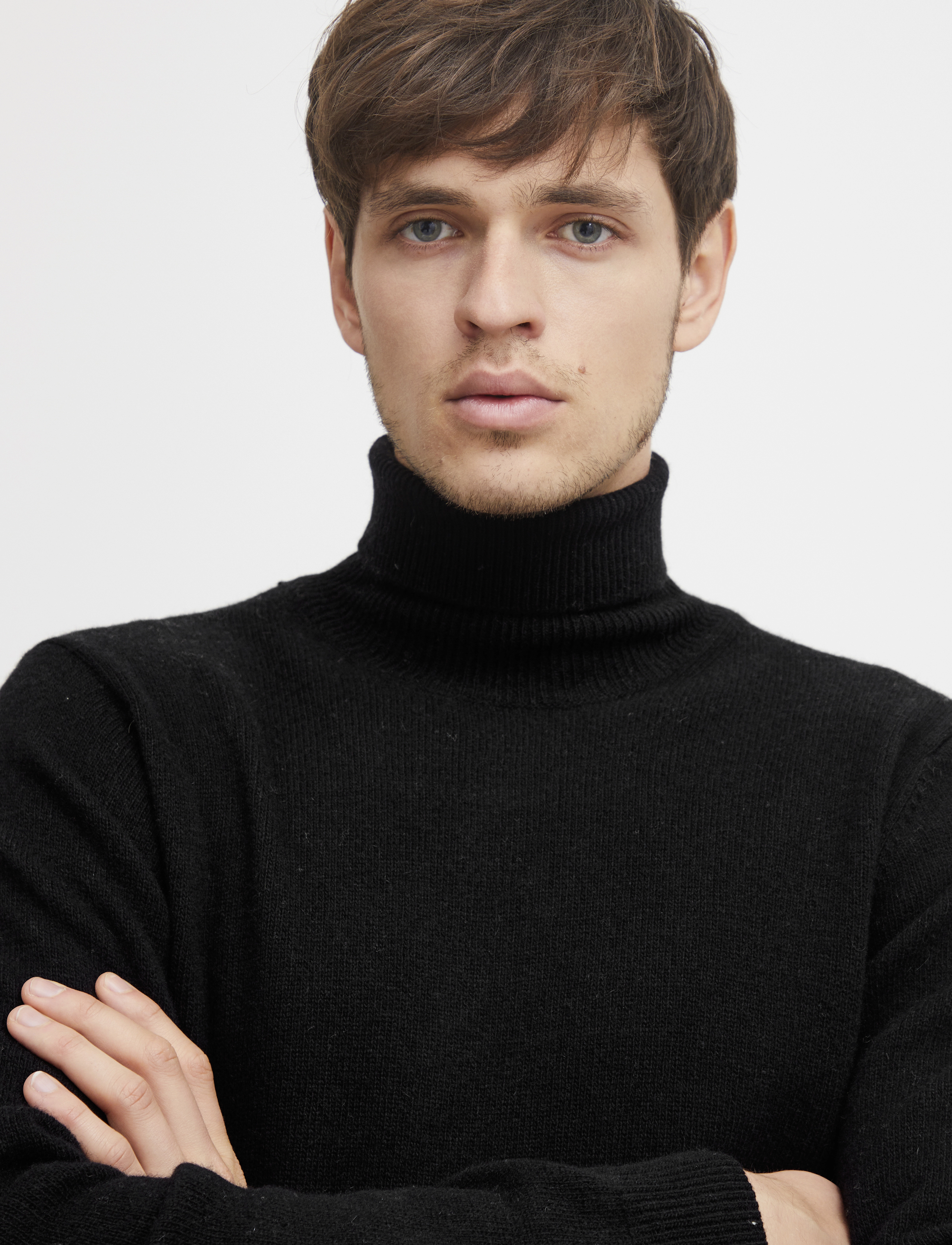 Casual Friday - CFKARL ROLL NECK BOUNTY KNIT - rullekraver - anthracite black - 5