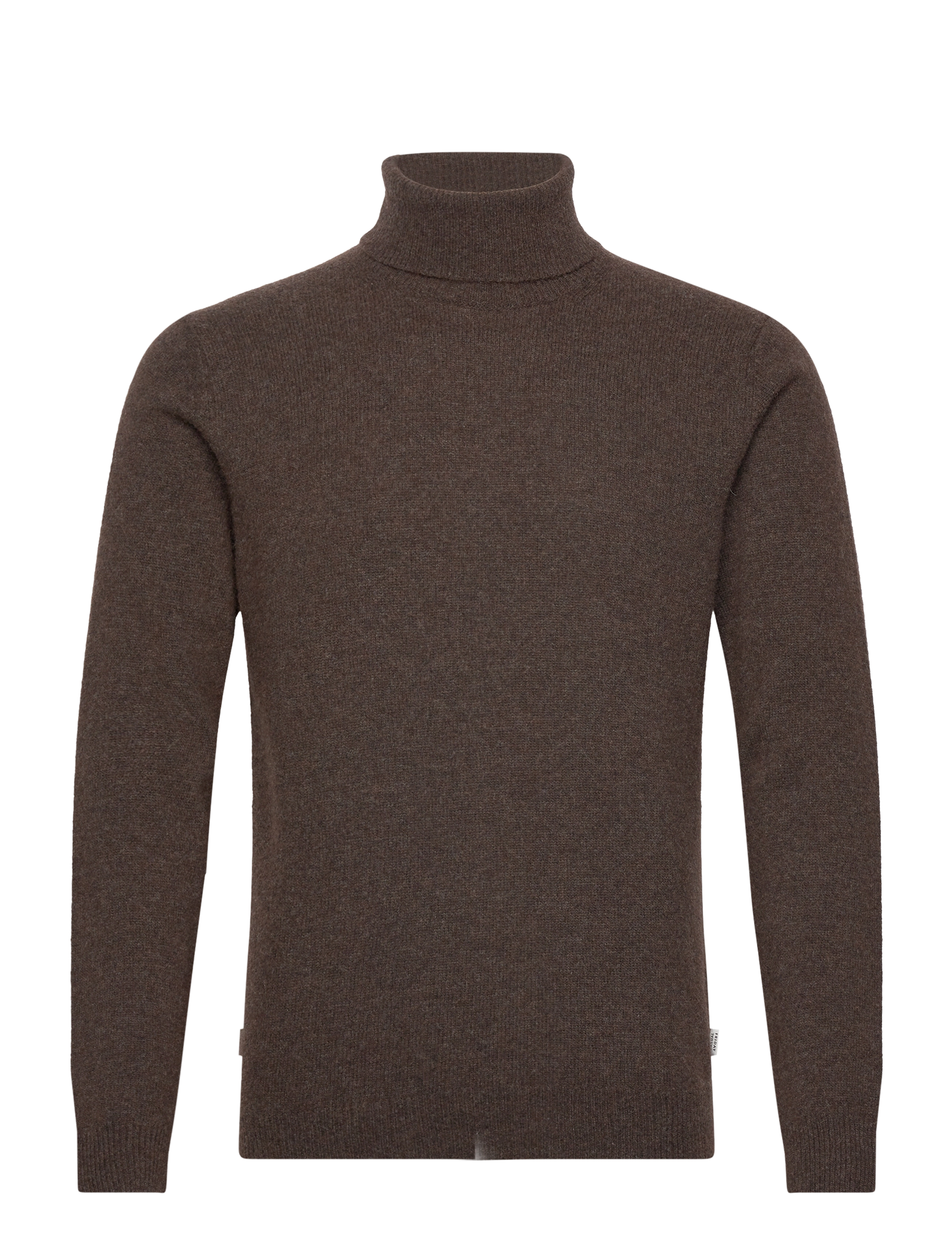 Casual Friday - CFKARL ROLL NECK BOUNTY KNIT - polokrage - demitasse melange - 1