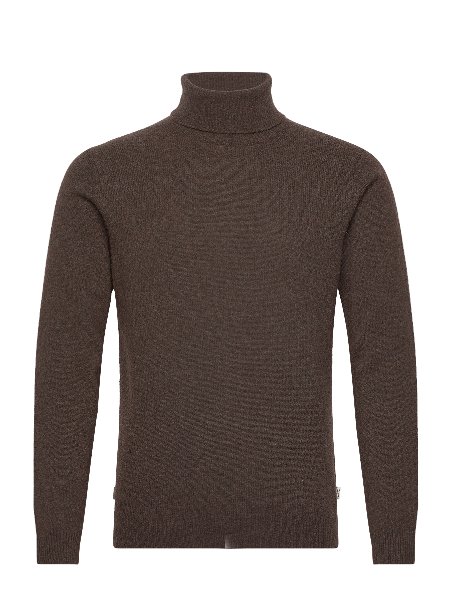 Casual Friday - CFKARL ROLL NECK BOUNTY KNIT - rullekraver - demitasse melange - 1