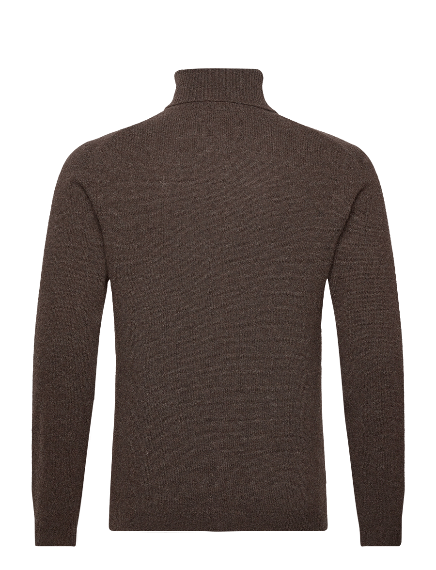Casual Friday - CFKARL ROLL NECK BOUNTY KNIT - rullekraver - demitasse melange - 2