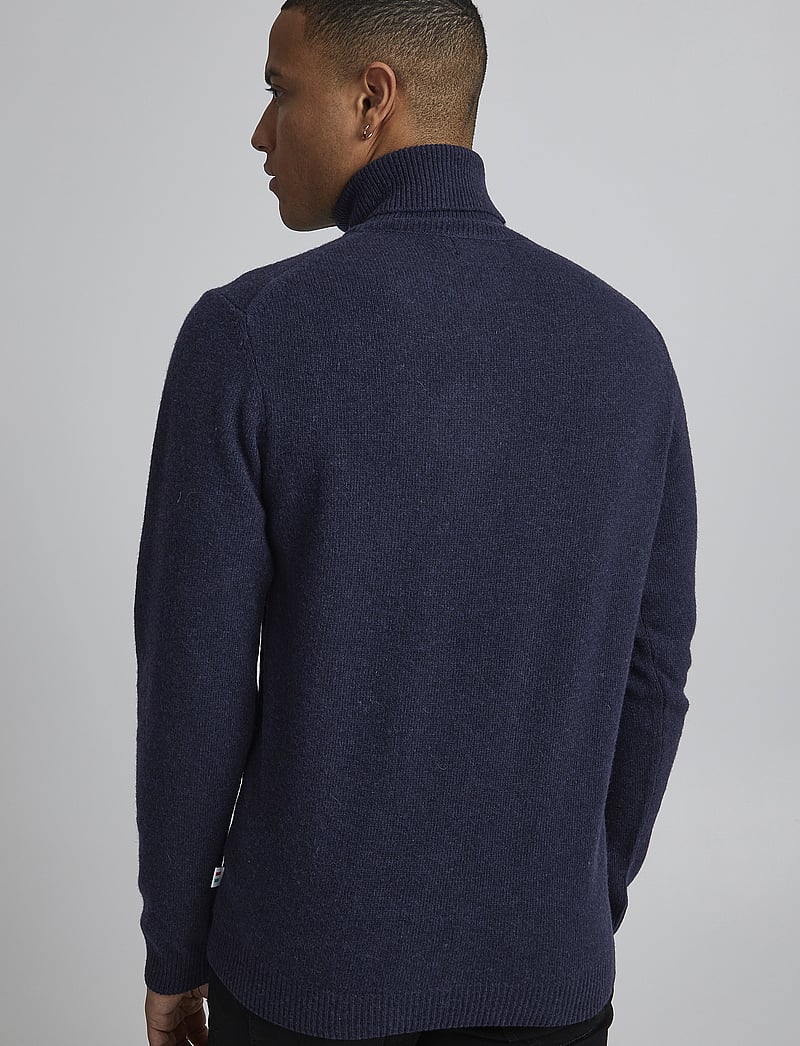 Casual Friday - CFKARL ROLL NECK BOUNTY KNIT - poolokaulus - navy blazer - 4
