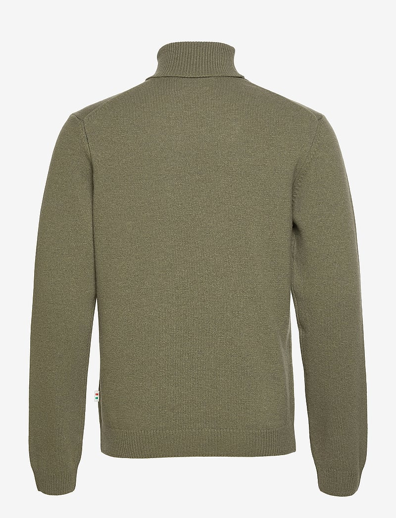 Casual Friday - CFKARL ROLL NECK BOUNTY KNIT - poolokaulus - olivine melange - 1