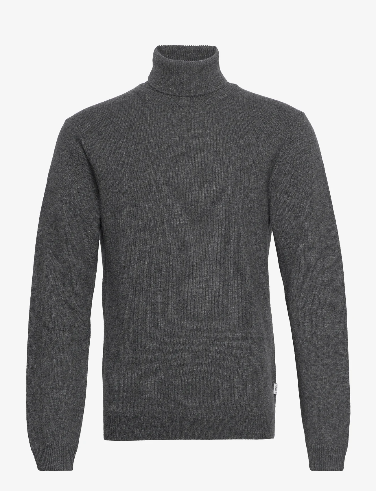 Casual Friday - CFKARL roll neck bounty knit - tavalised kudumid - pewter mix - 0