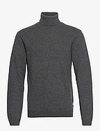 CFKARL roll neck bounty knit - PEWTER MIX