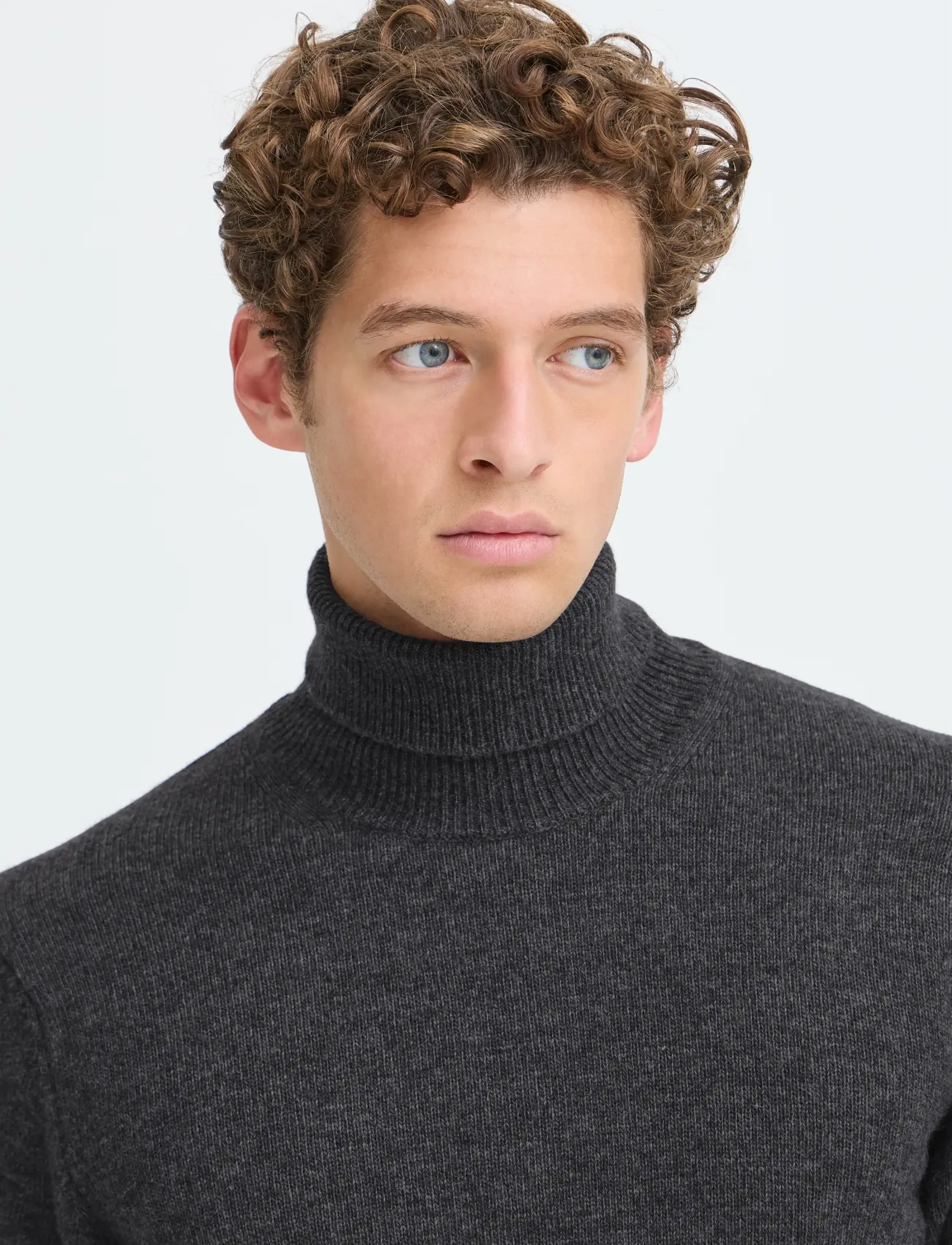 Casual Friday - CFKARL ROLL NECK BOUNTY KNIT - herbstliche kleidung - pewter mix - 4