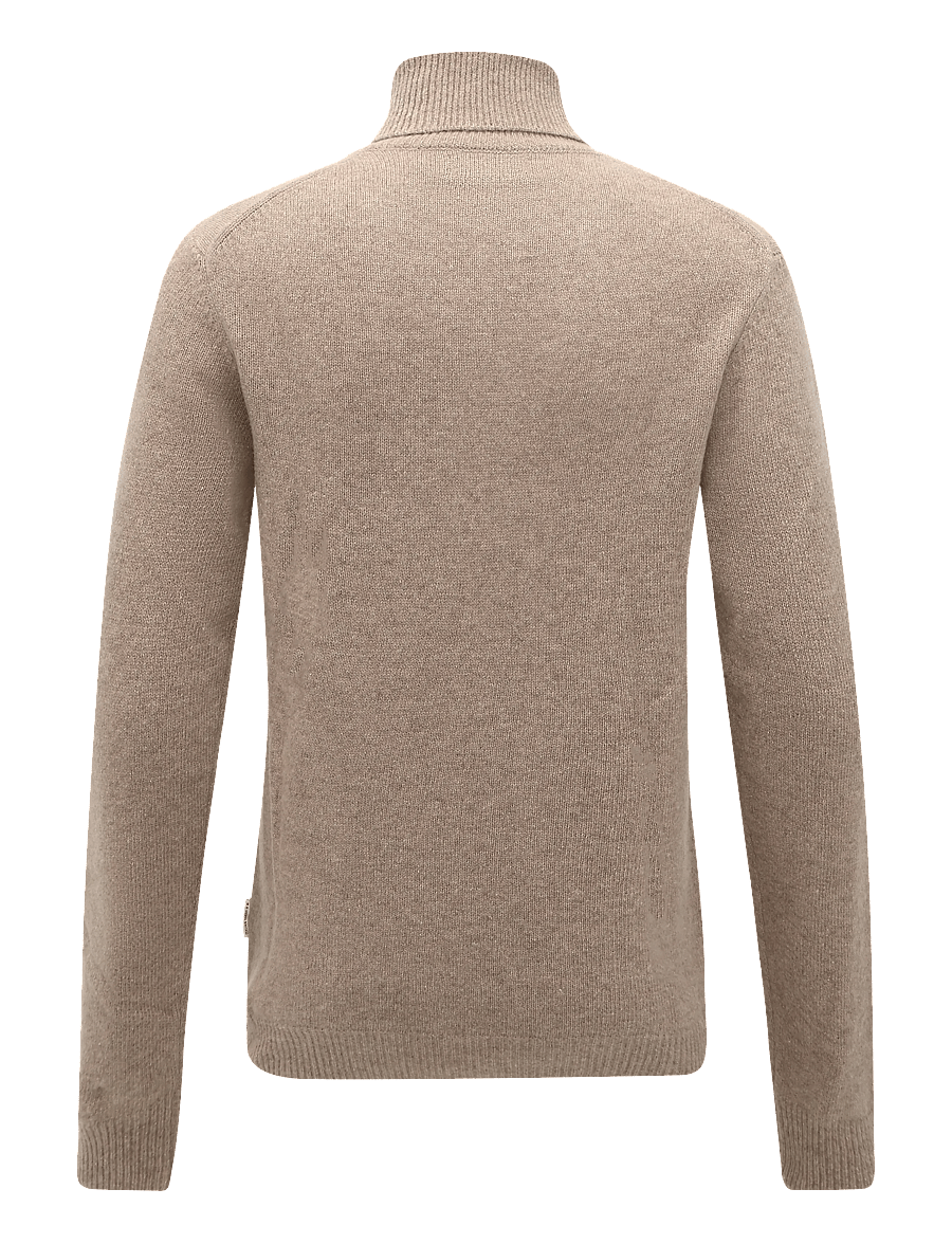 Casual Friday - CFKARL ROLL NECK BOUNTY KNIT - kõrge kaelusega - silver mink melange - 2