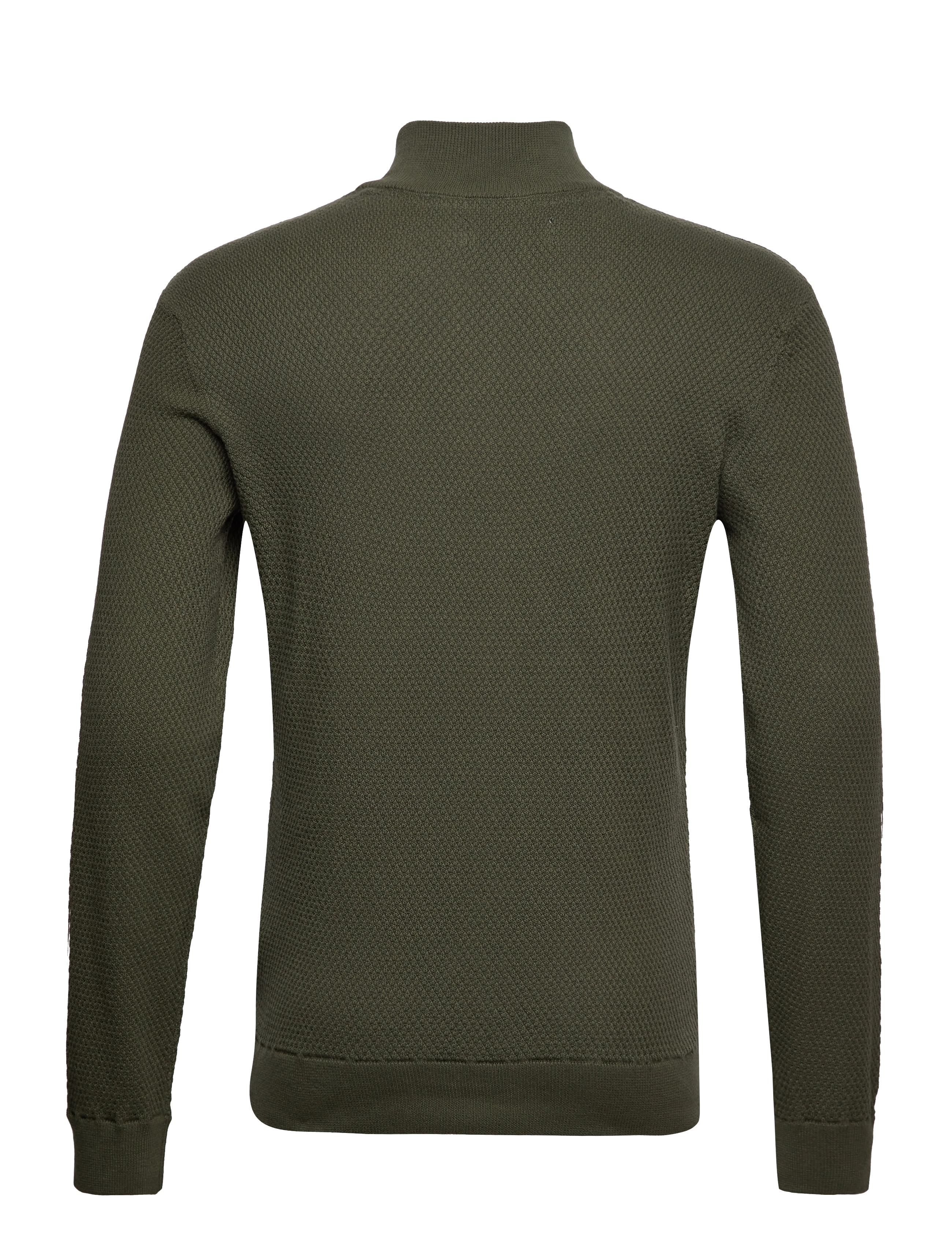 Casual Friday - Karlo structured zipper knit - beetle - 1