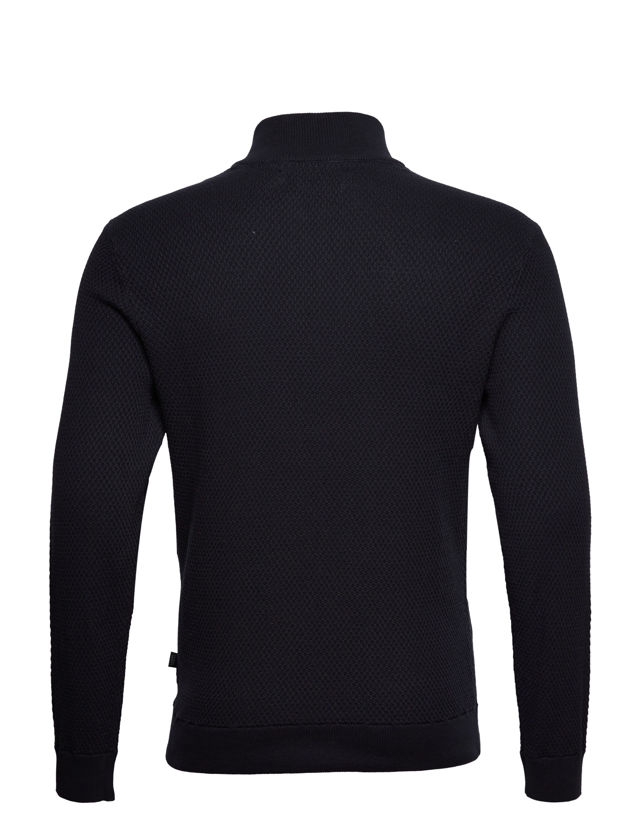 Casual Friday - Karlo structured zipper knit - dark navy - 1