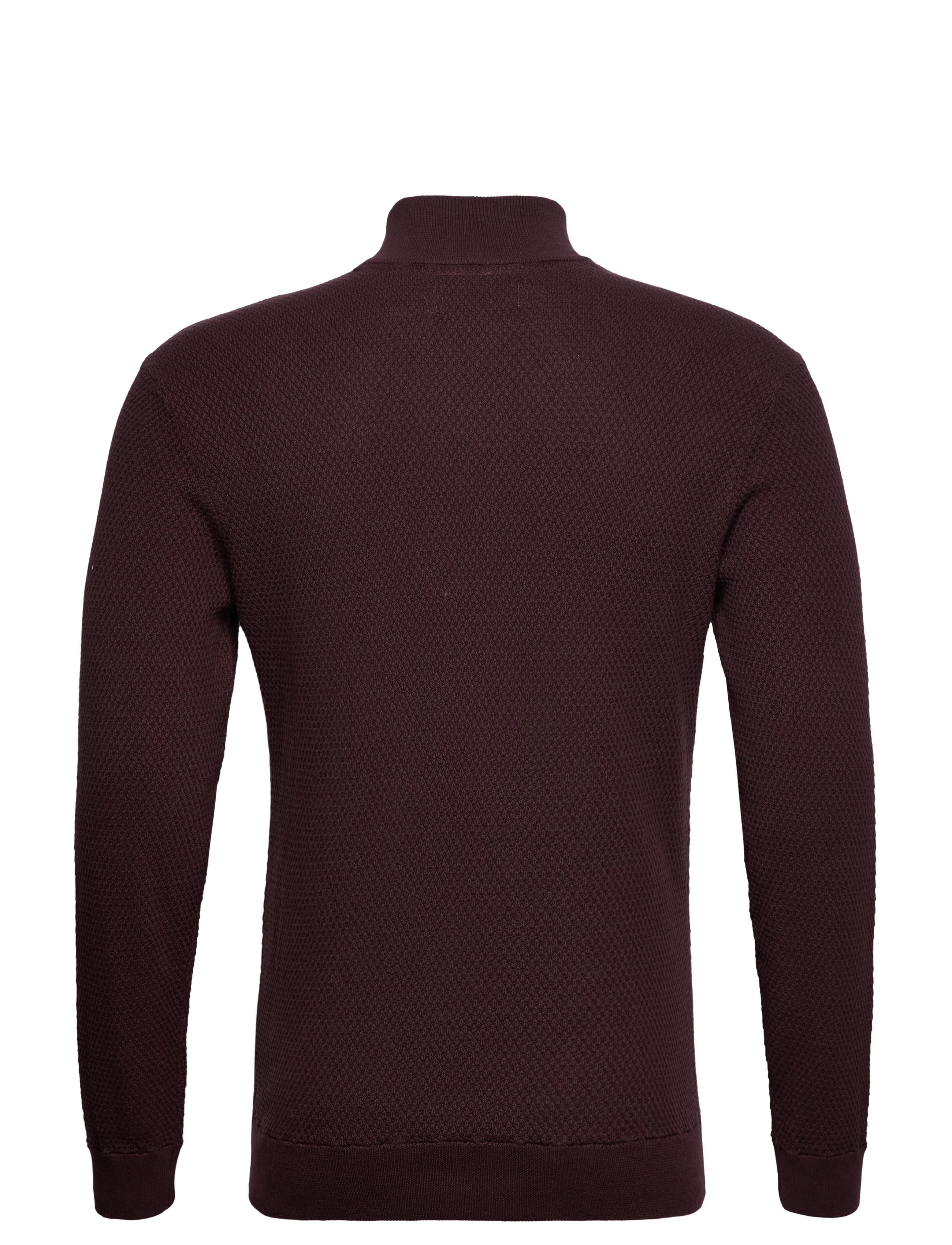 Casual Friday - Karlo structured zipper knit - fudge - 1