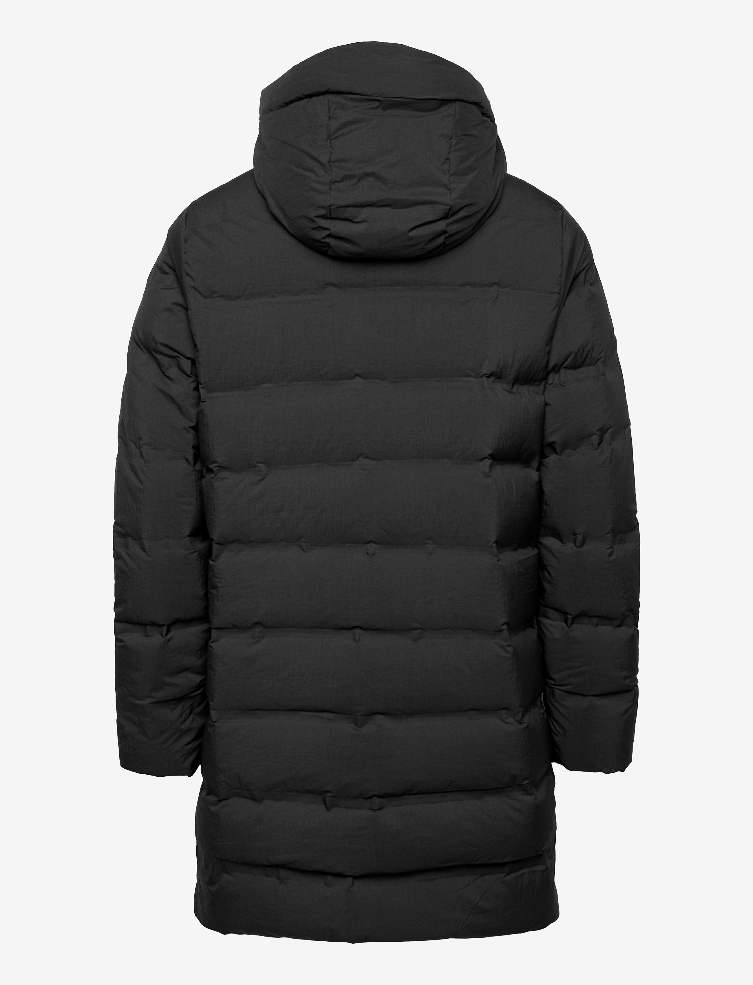 Casual Friday - Osvald long duffer jacket - anthracite black - 1