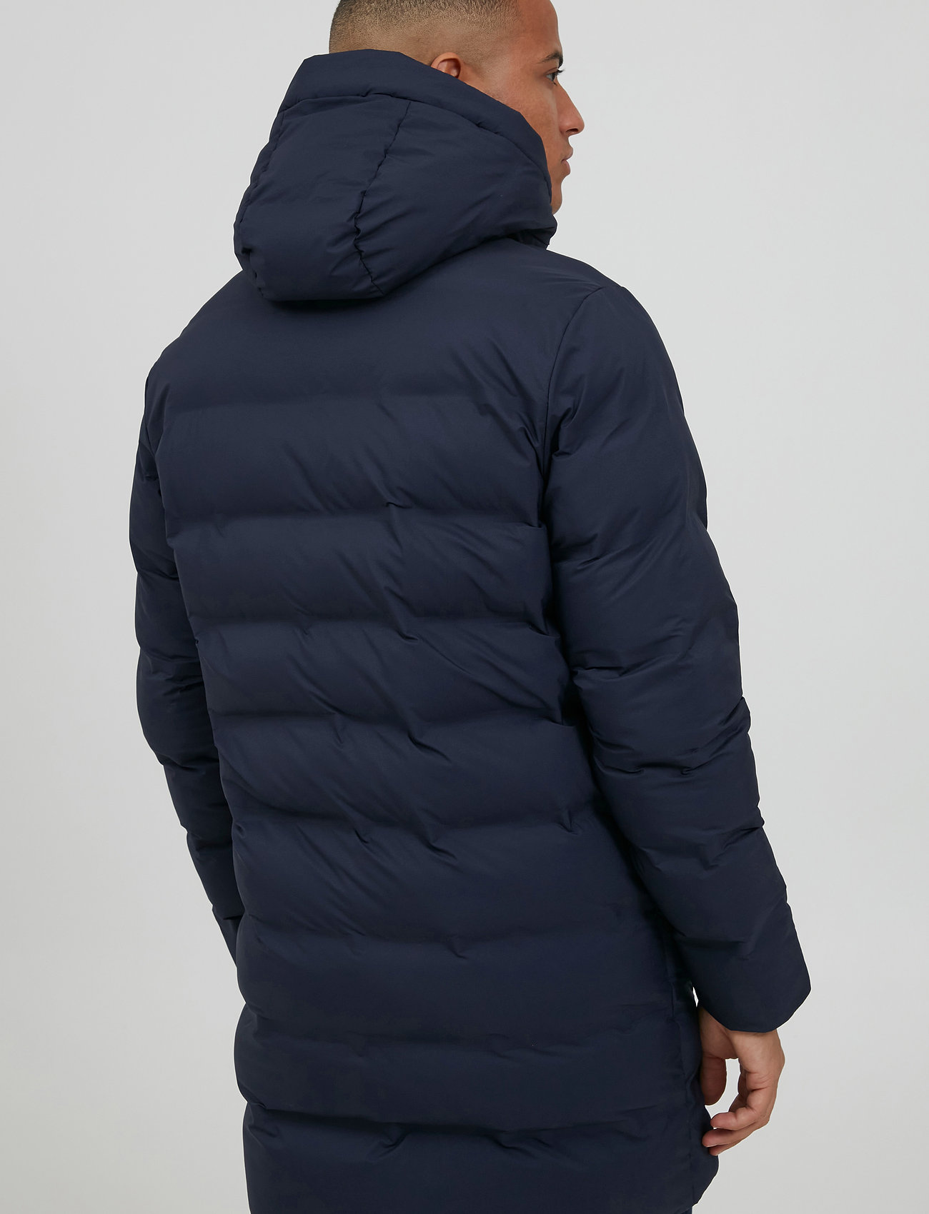 Casual Friday - Osvald long duffer jacket - navy blazer - 4