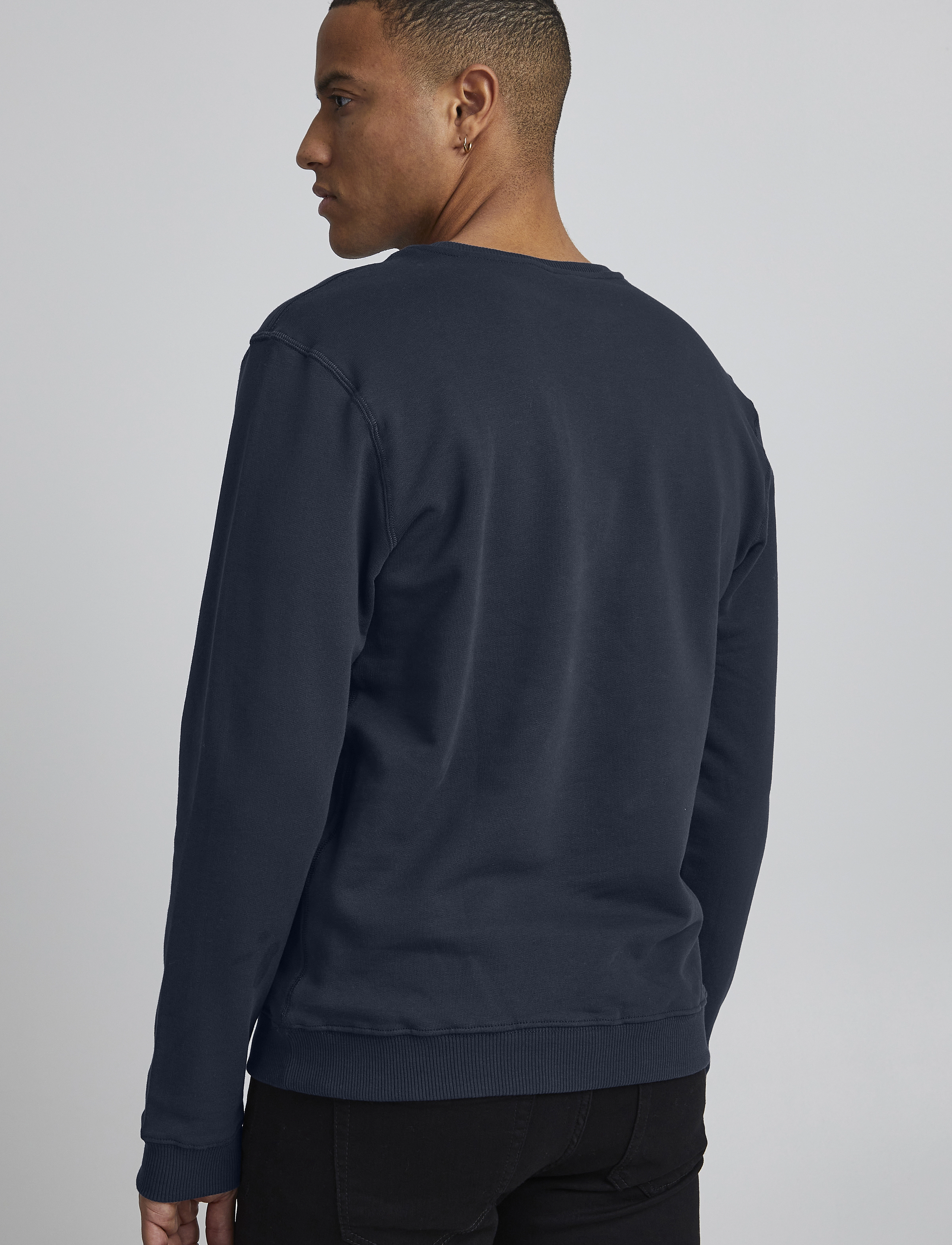 Casual Friday - CFSEVERIN Crew Neck Sweat - dressipluusid - navy blazer - 4