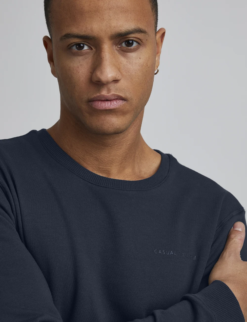 Casual Friday - CFSEVERIN Crew Neck Sweat - kollektioner - navy blazer - 5