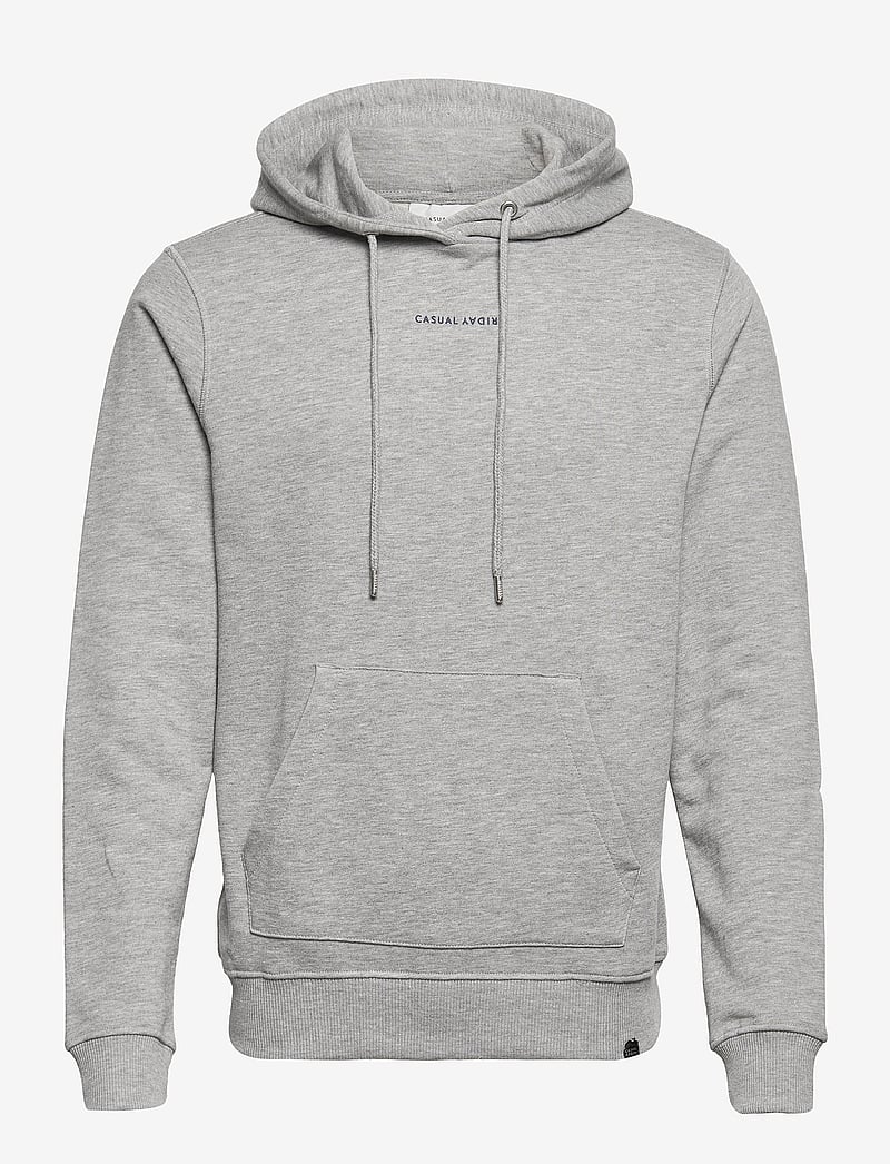 Casual Friday - CFSINIUS Hoddie Sweat - hoodies - light grey melange - 1