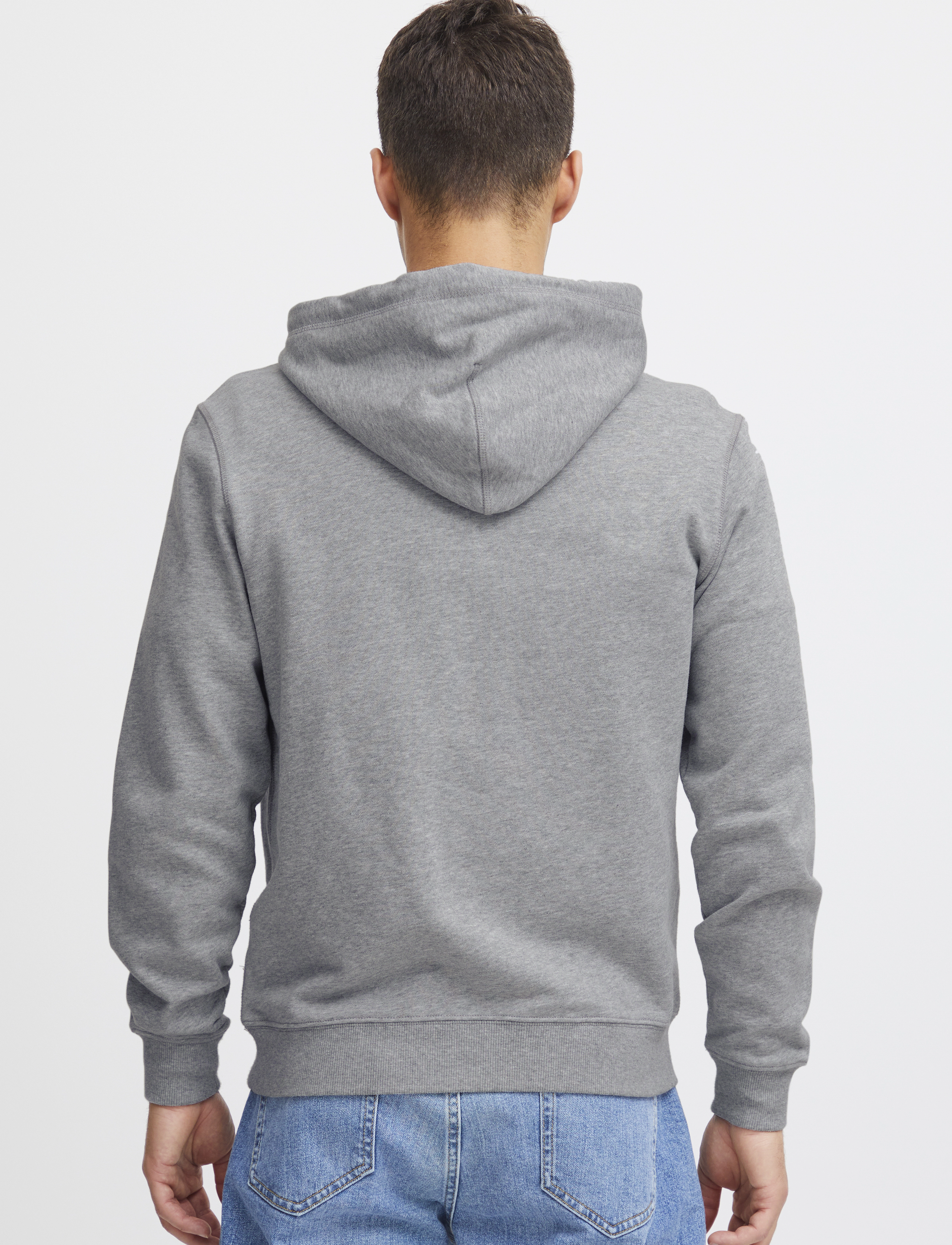 Casual Friday - CFSINIUS Hoddie Sweat - sweatshirts - light grey melange - 4