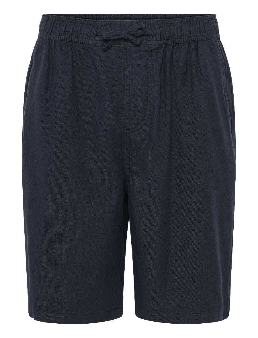 Casual Friday - CFPHELIX garment dyed drawstring sh - leinen-shorts - dark navy - 0
