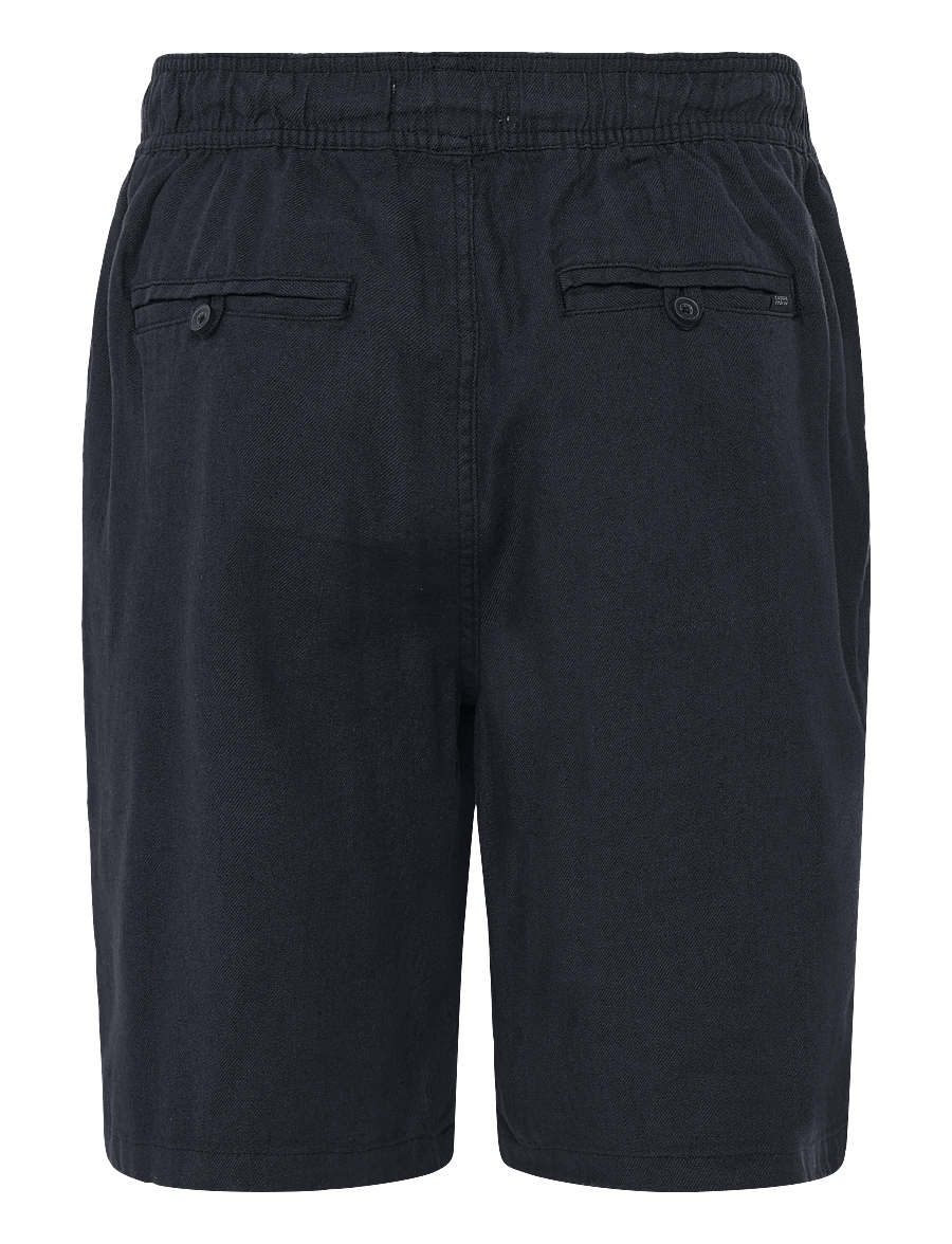 Casual Friday - CFPHELIX garment dyed drawstring sh - leinen-shorts - dark navy - 1