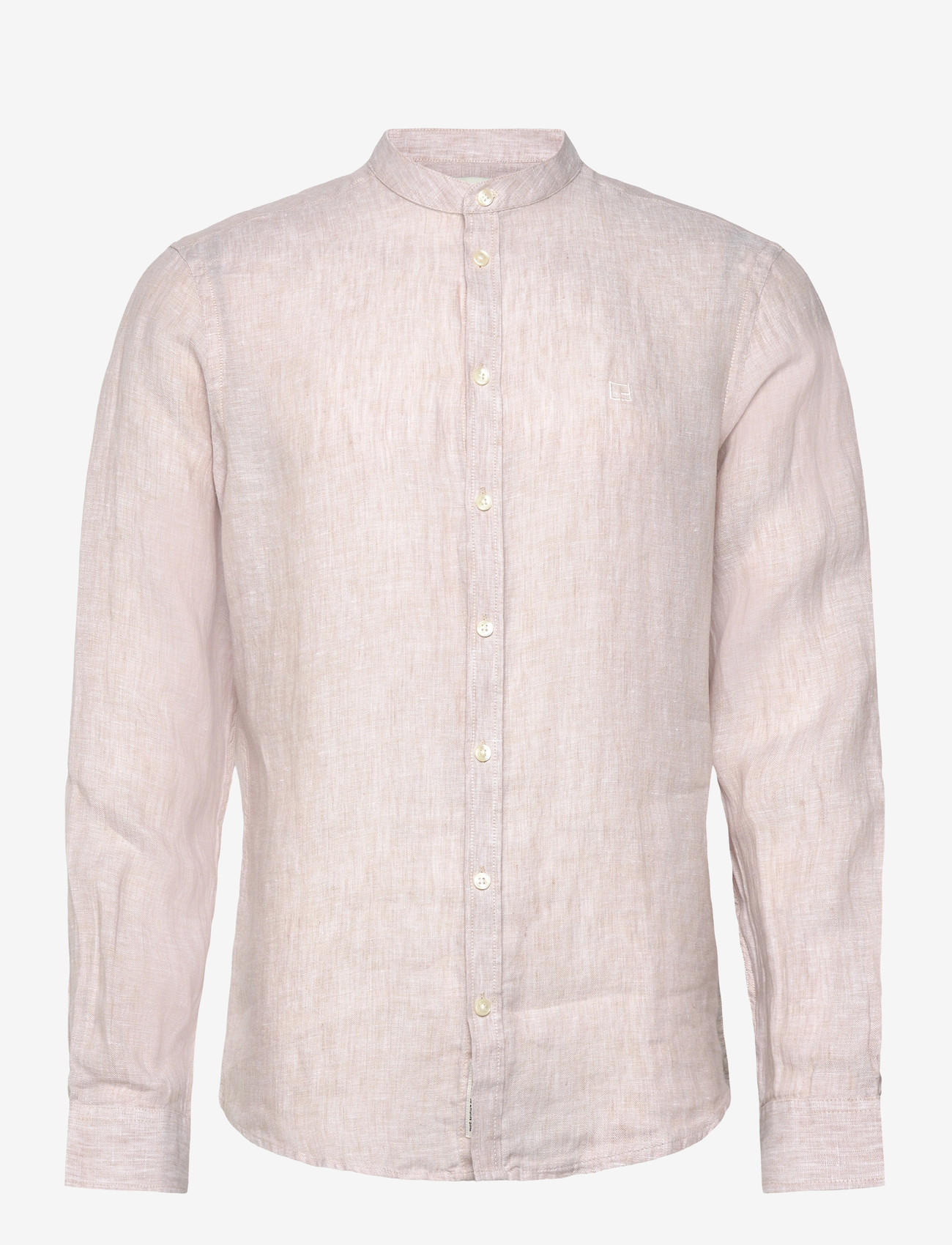 Casual Friday - CFANTON LS CC LINEN SHIRT - linneskjortor - chateau gray - 0