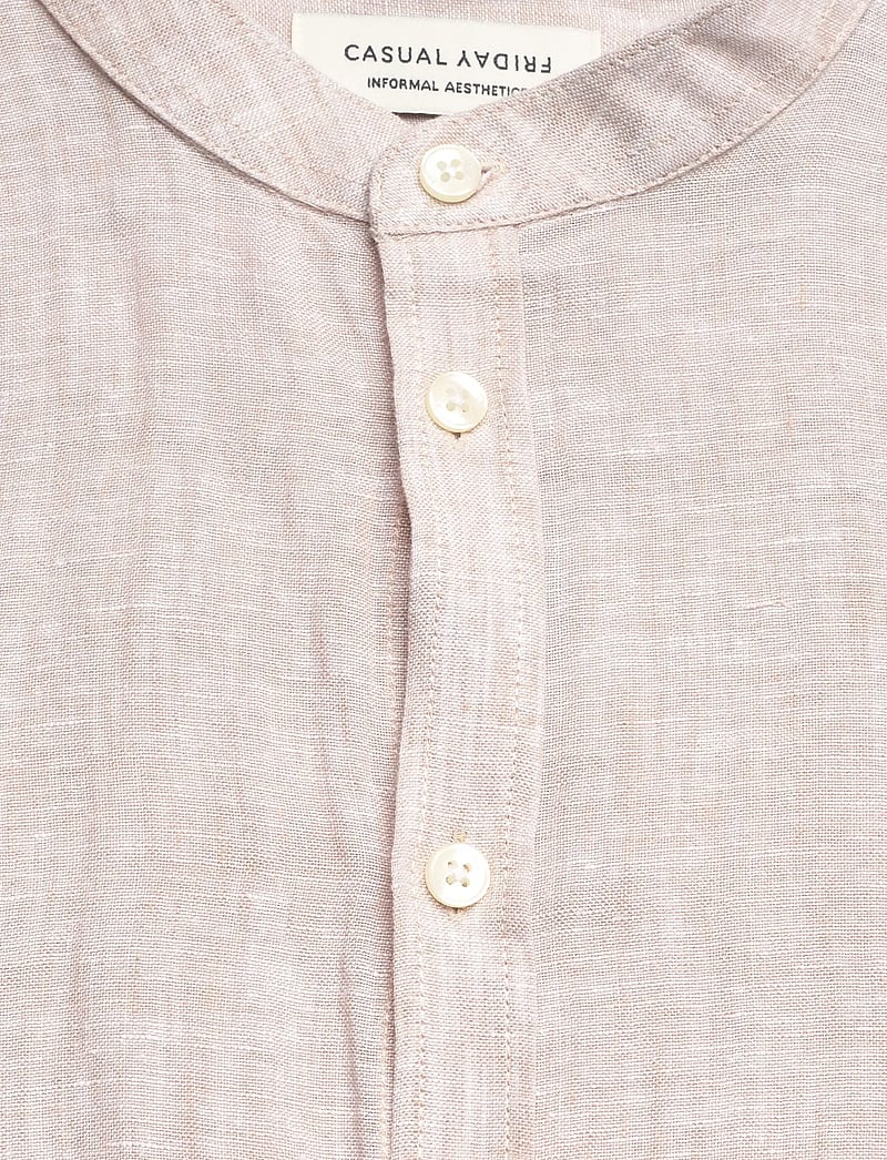Casual Friday - CFANTON LS CC LINEN SHIRT - linneskjortor - chateau gray - 2
