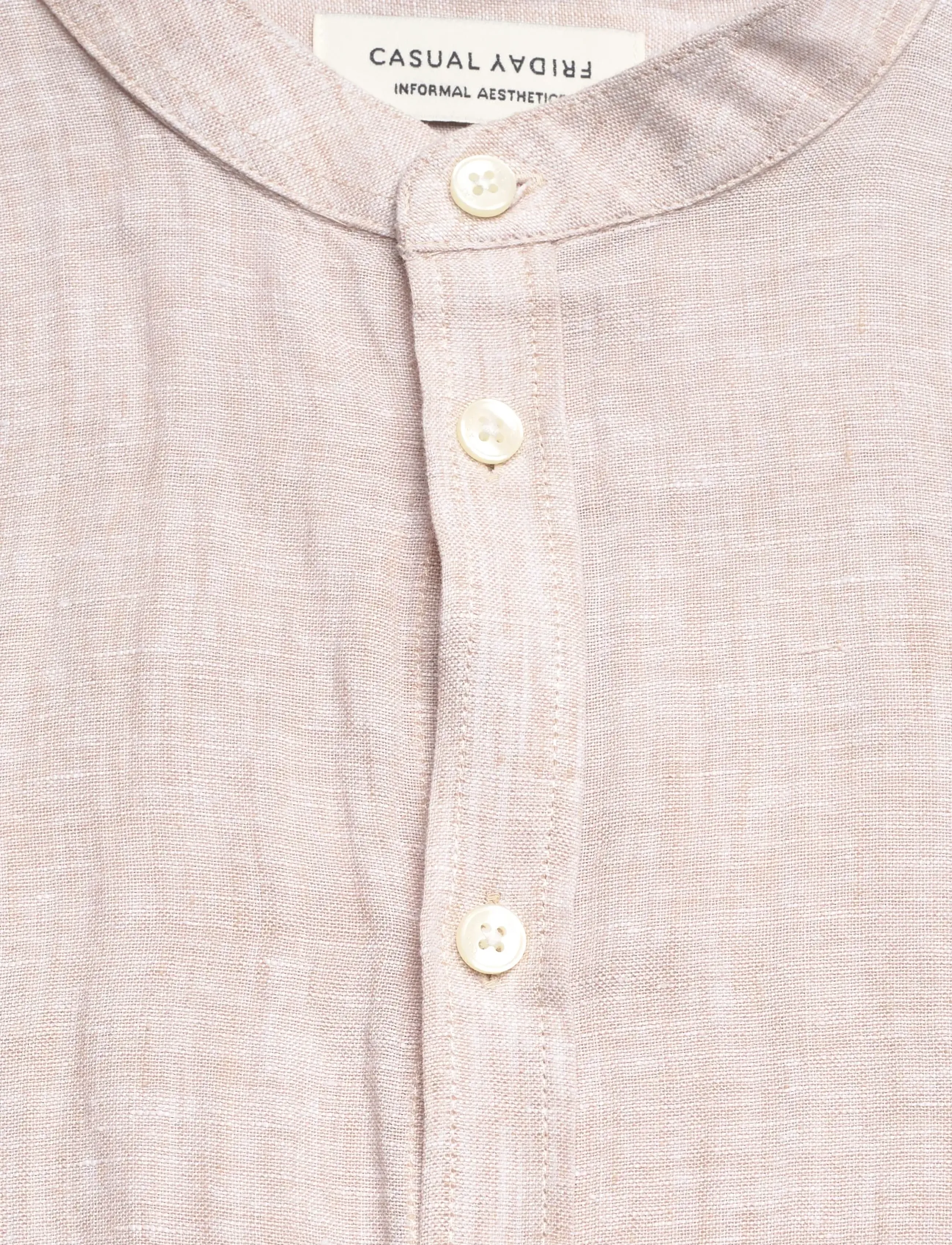 Casual Friday - CFANTON LS CC LINEN SHIRT - linased särgid - chateau gray - 2