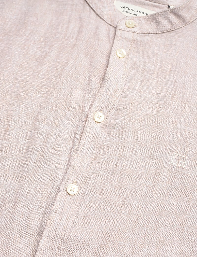 Casual Friday - CFANTON LS CC LINEN SHIRT - linneskjortor - chateau gray - 3