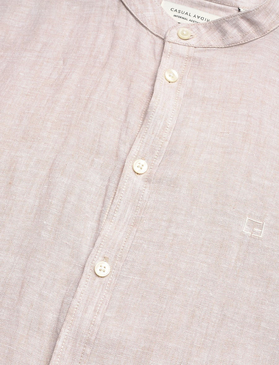 Casual Friday - CFANTON LS CC LINEN SHIRT - linskjorter - chateau gray - 3