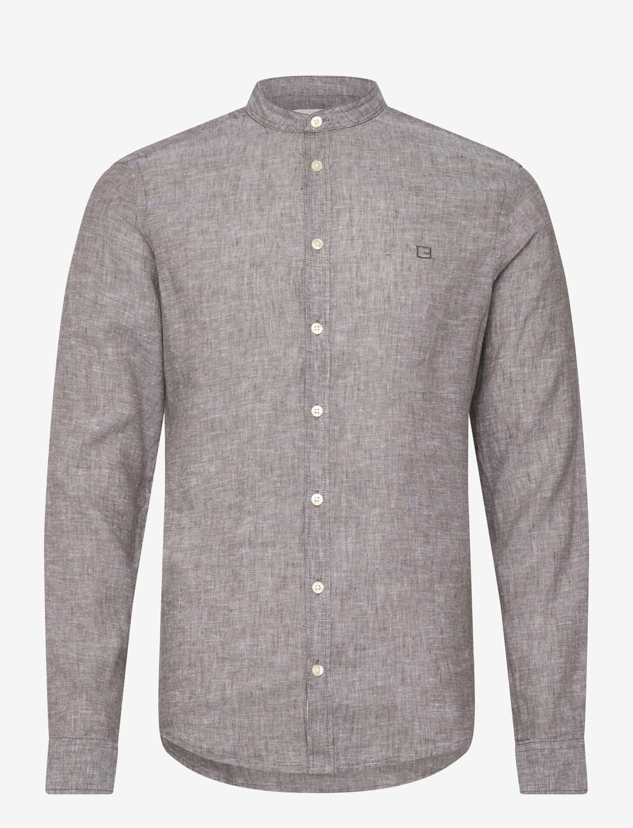 Casual Friday - CFANTON LS CC LINEN SHIRT - leinenhemden - wren melange - 0