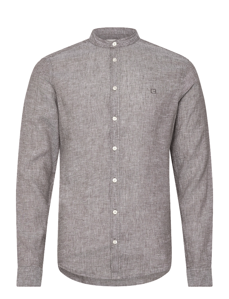 Casual Friday - CFANTON LS CC LINEN SHIRT - leinenhemden - wren melange - 0