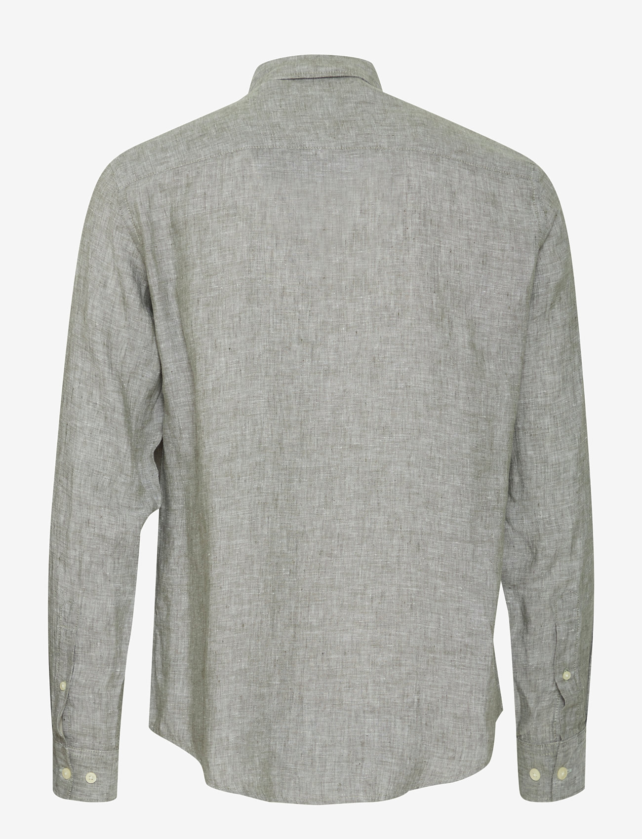 Casual Friday - CFANTON BD LS LINEN SHIRT - hørskjorter - agave green - 2